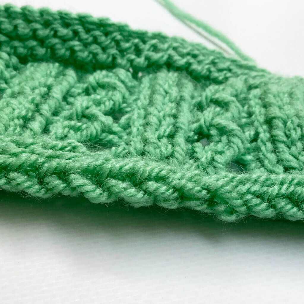 The Standard Knitted Bind-Off - the result