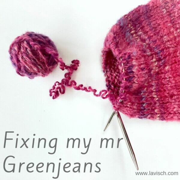 Fixing my mr Greenjeans cardigan