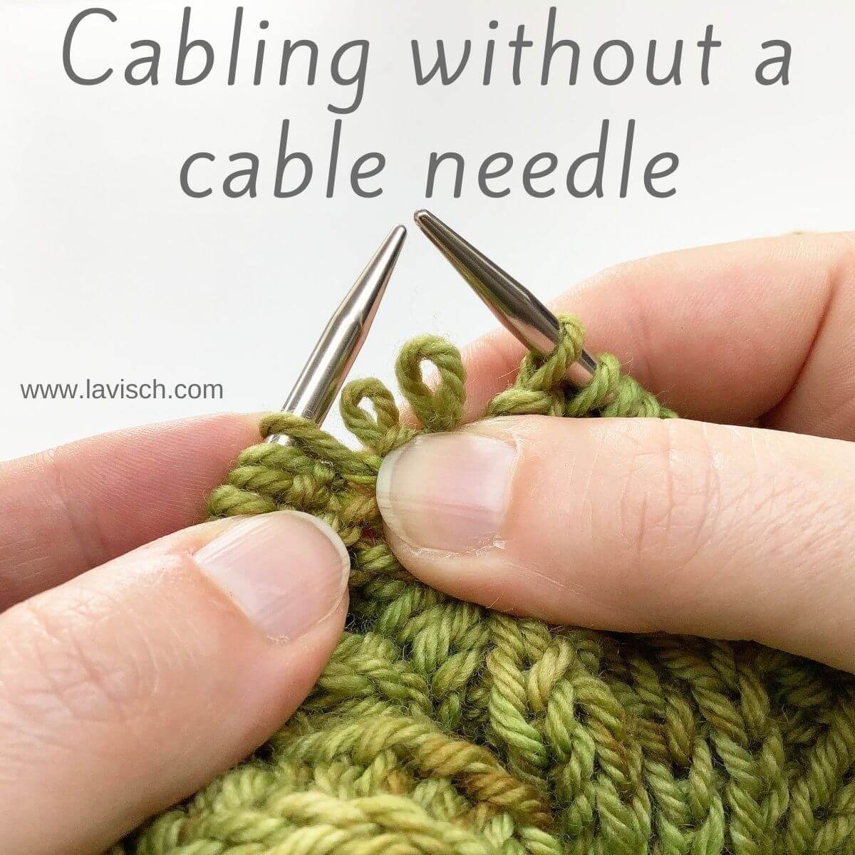 tutorial – cabling without a cable needle - La Visch Designs