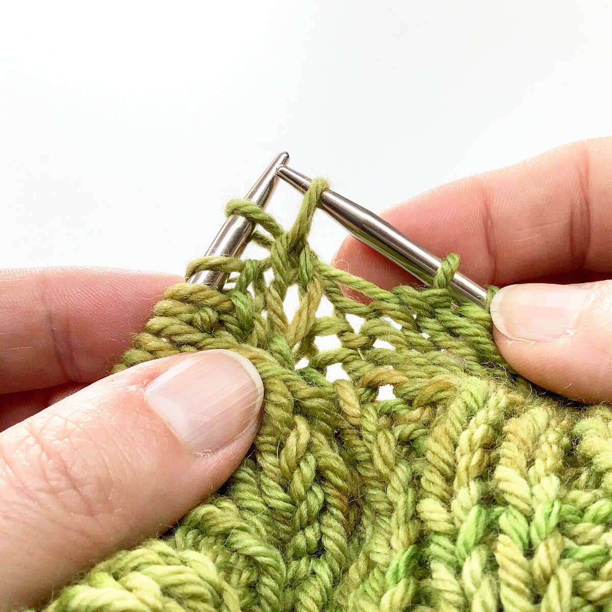 How to Knit Cables Without a Cable Needle - Knitosophy Designs