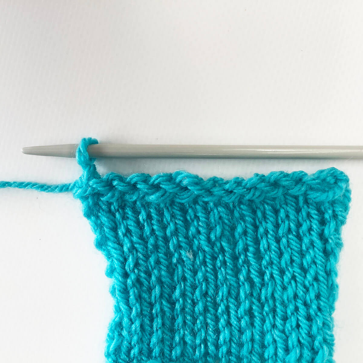 The result: a nice Icelandic bind-off