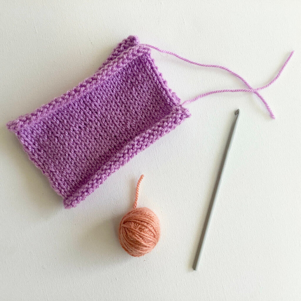 Slip stitch seaming - materials needed