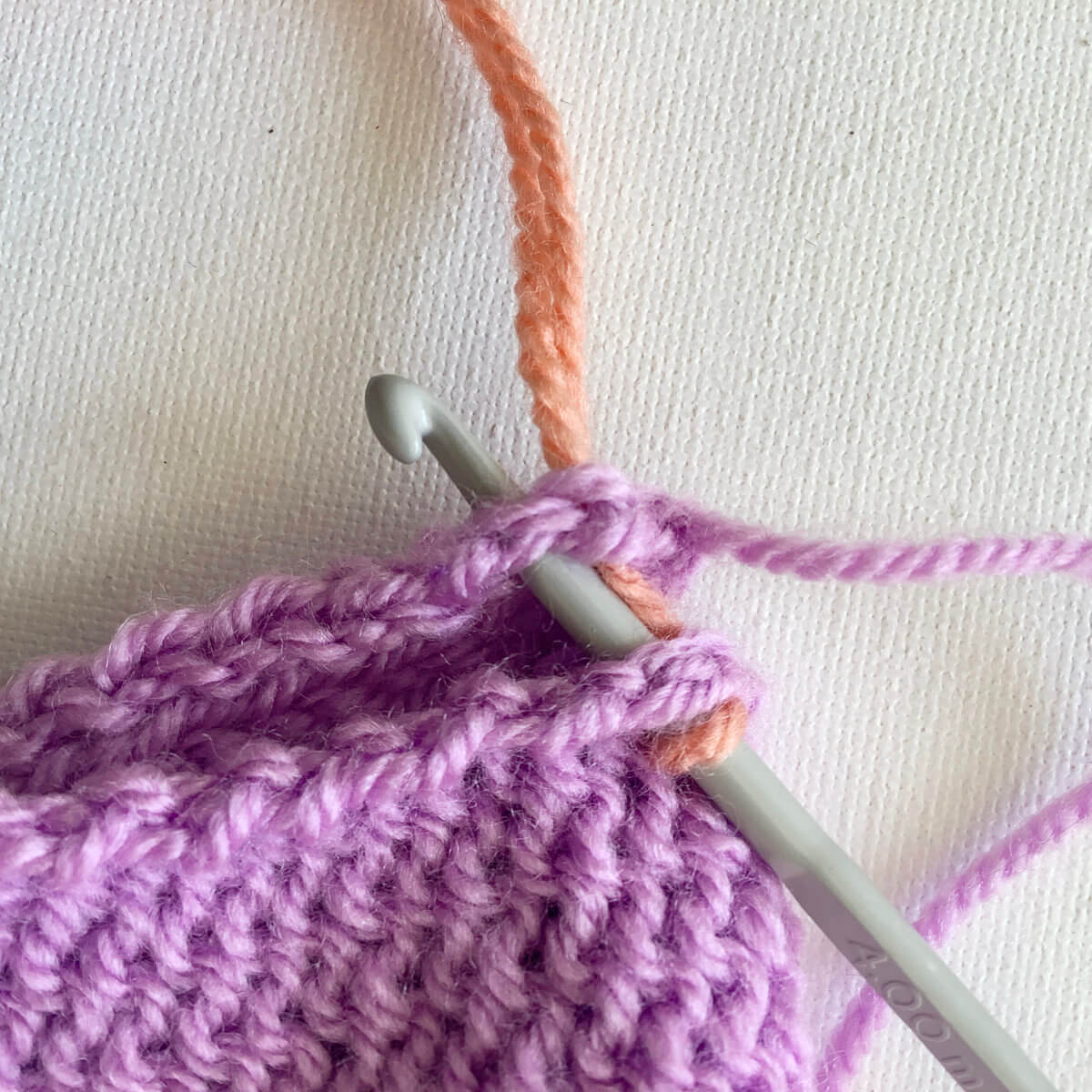 Knitting Using a Crochet Hook