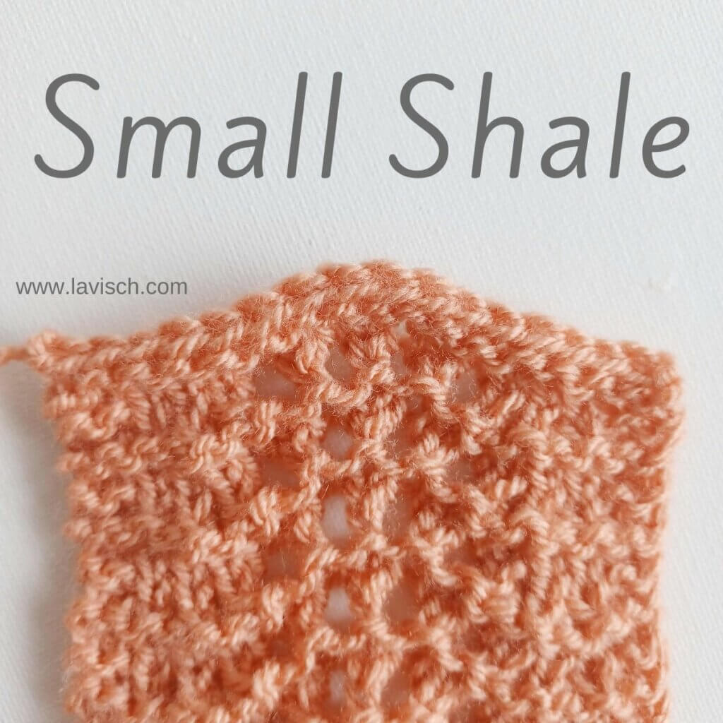 The Small Shale stitch pattern