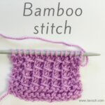 stitch pattern – bamboo stitch