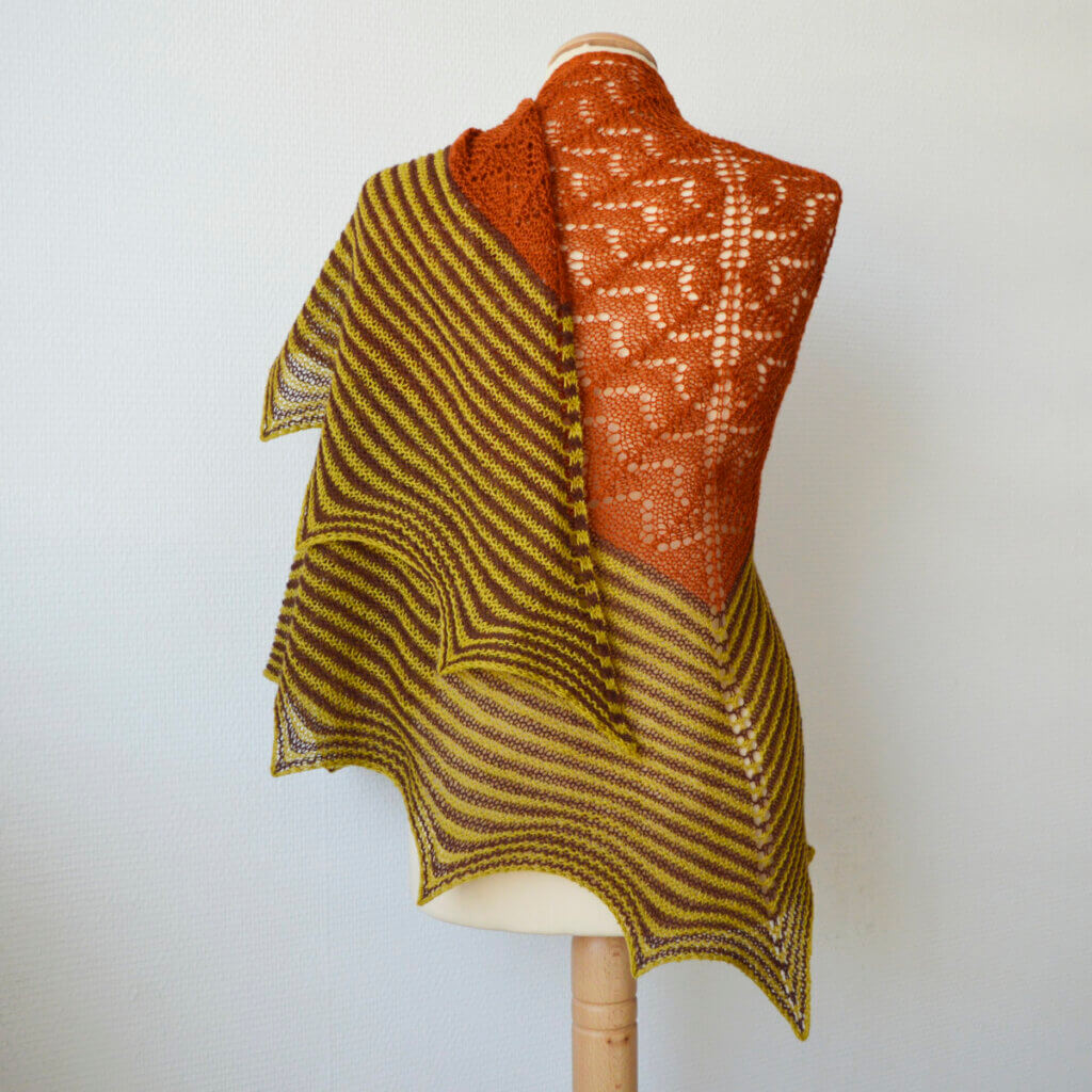 Fuyu Persimmon shawl