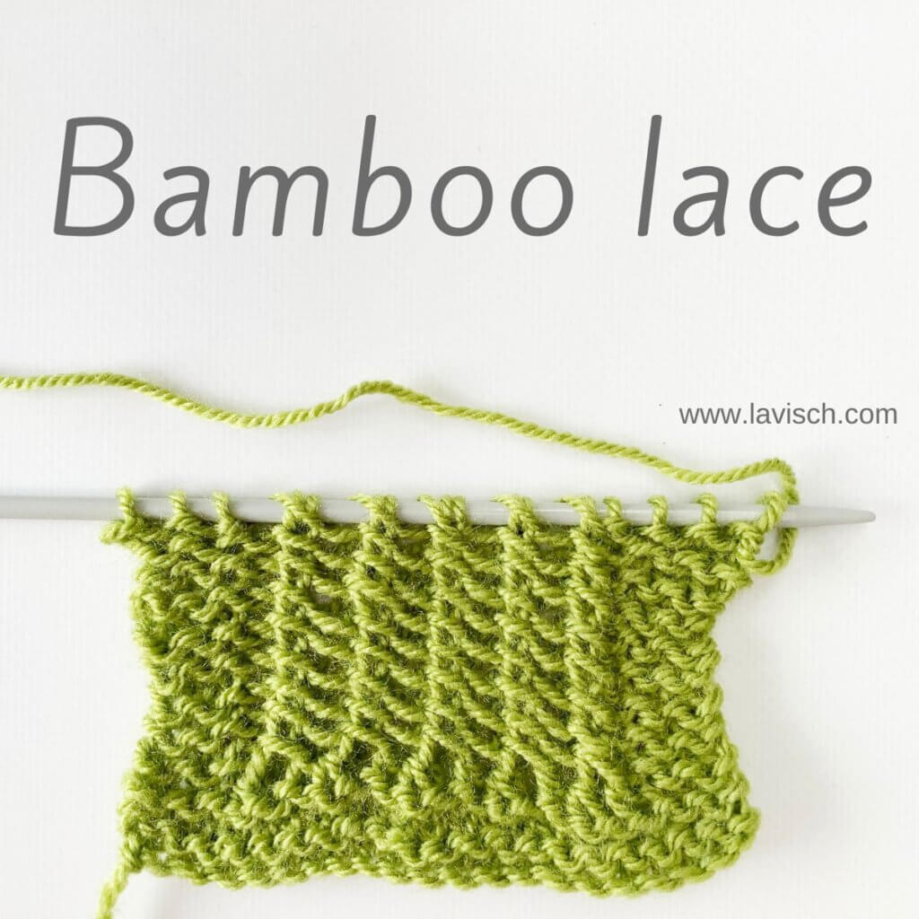 Bamboo lace stitch - by La Visch Designs