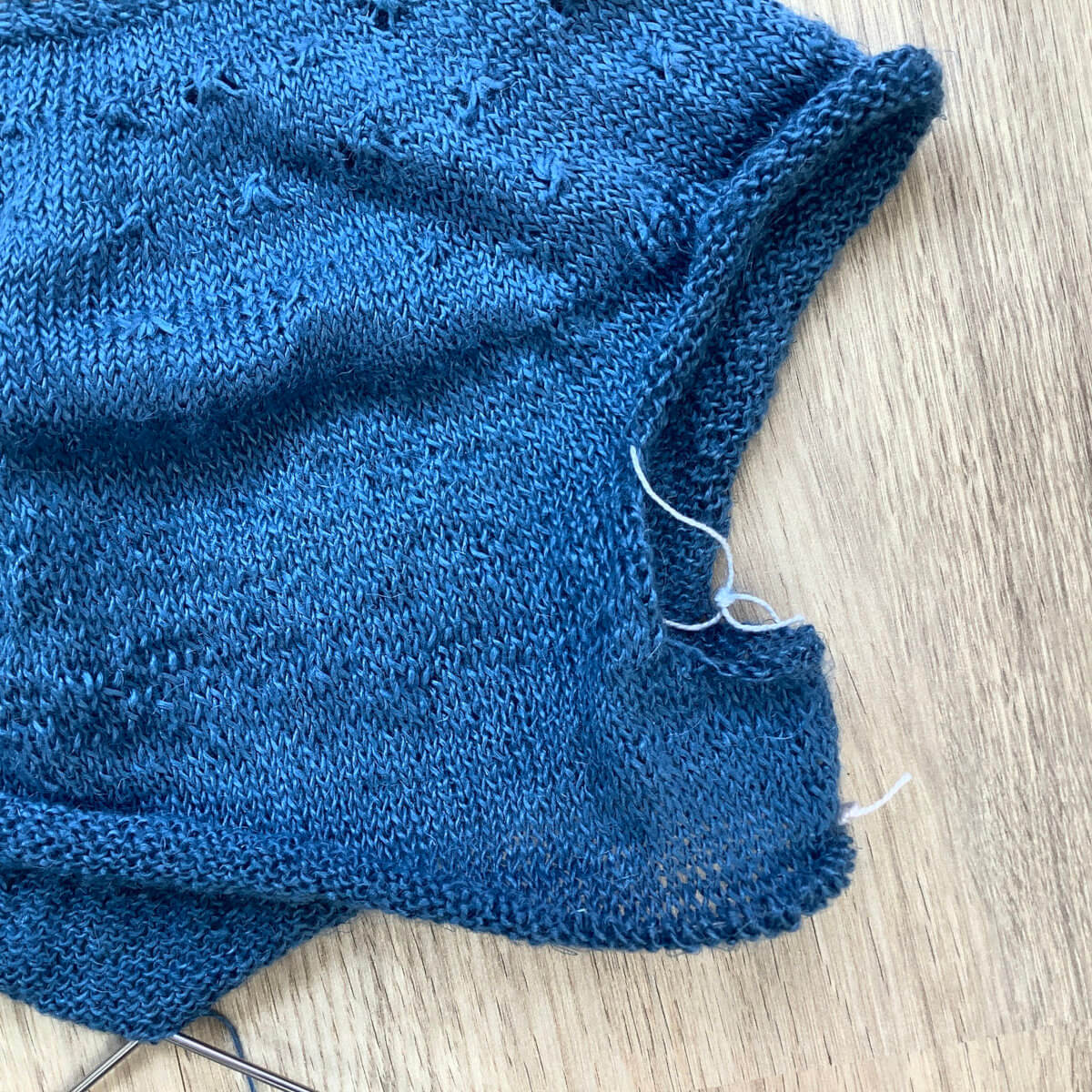 tutorial raising the back neck of circular yoke sweaters La Visch