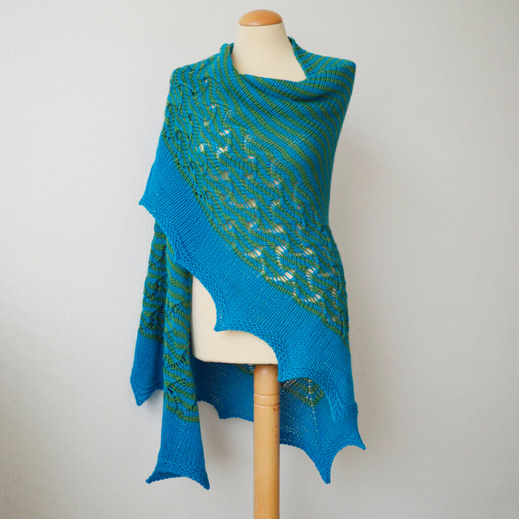 Psychedelica shawl