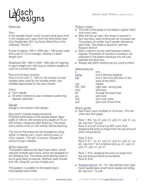 Stormy Seas data page