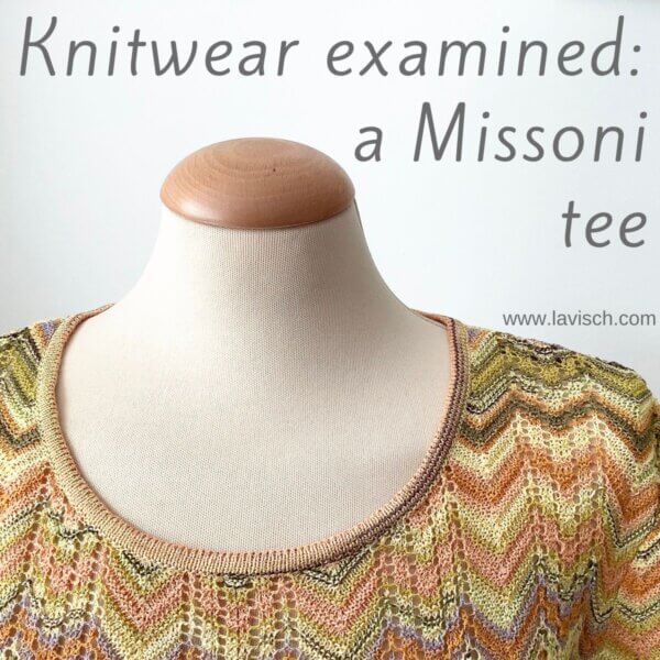 Knitwear examined: Missoni tee