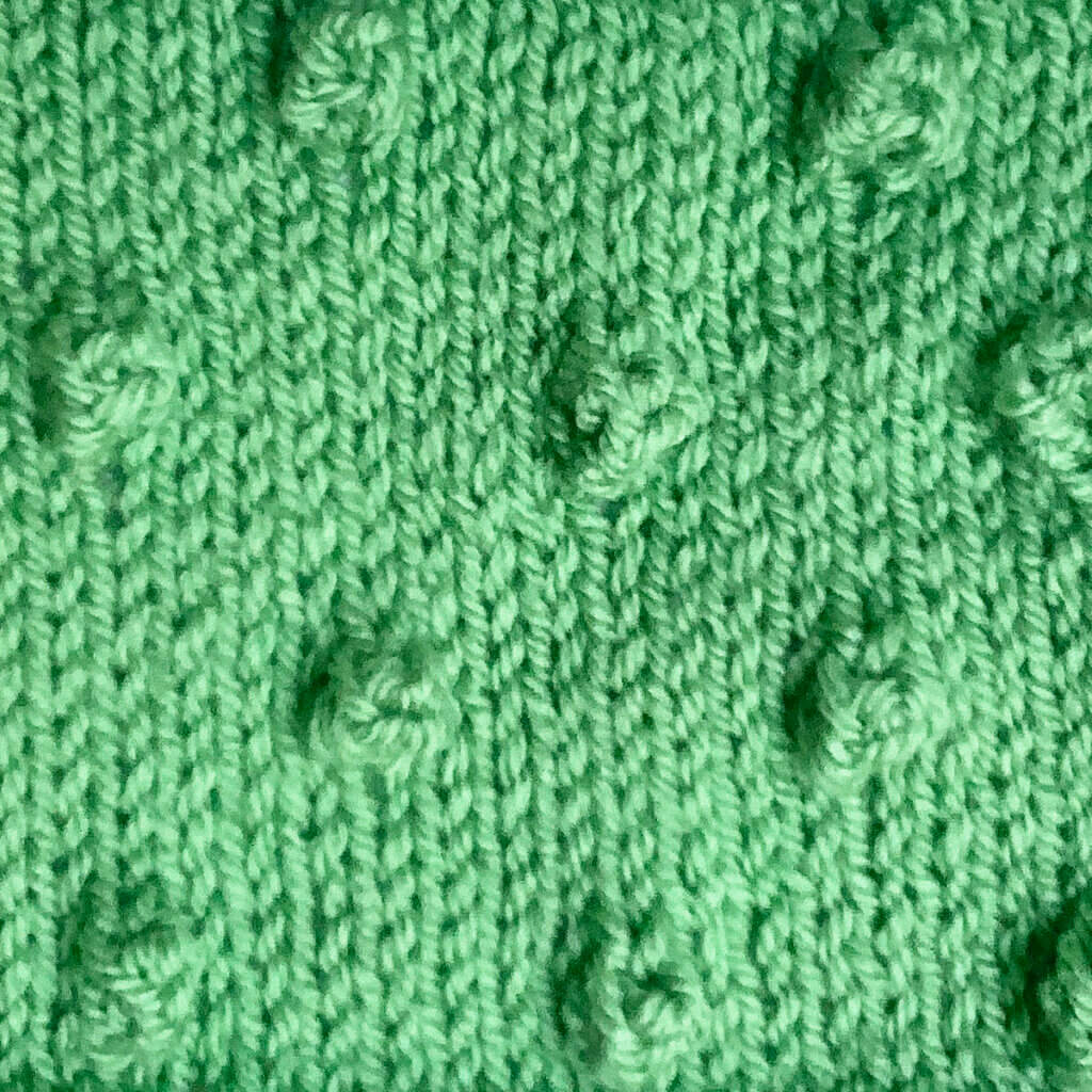 Alternating bobble stitch - all-over