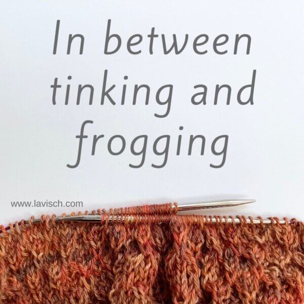 tutorial – in between tinking and frogging In between tinking and frogging - a tutorial by La Visch Designs