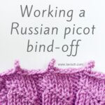 Russian picot bind-off