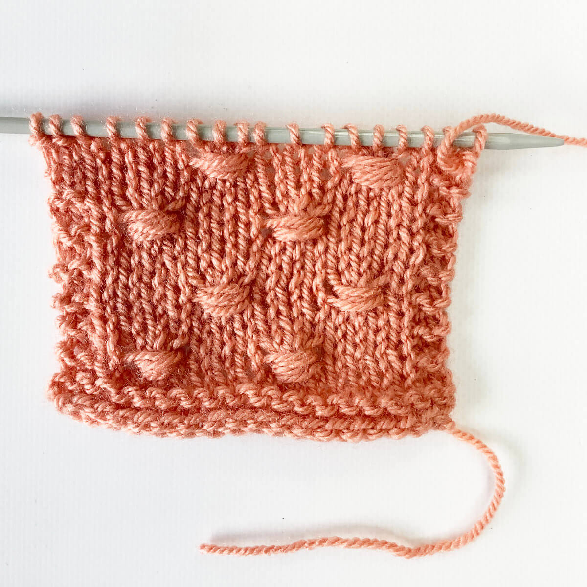 stitch pattern - Estonian button stitch - La Visch Designs