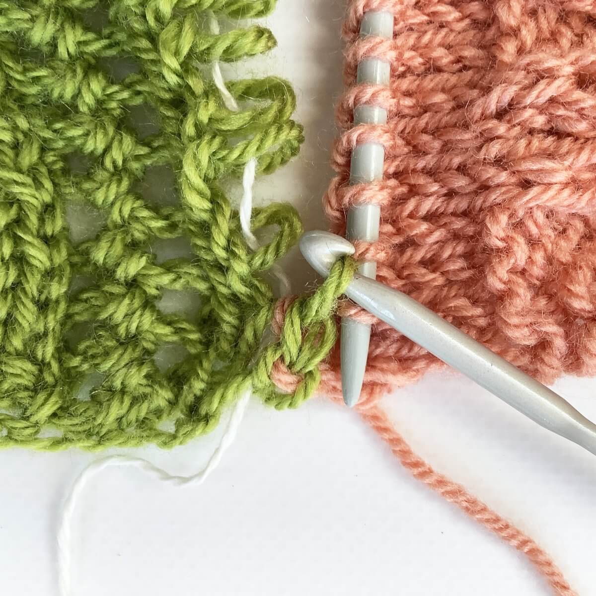 Step 5 of reattaching an applied border