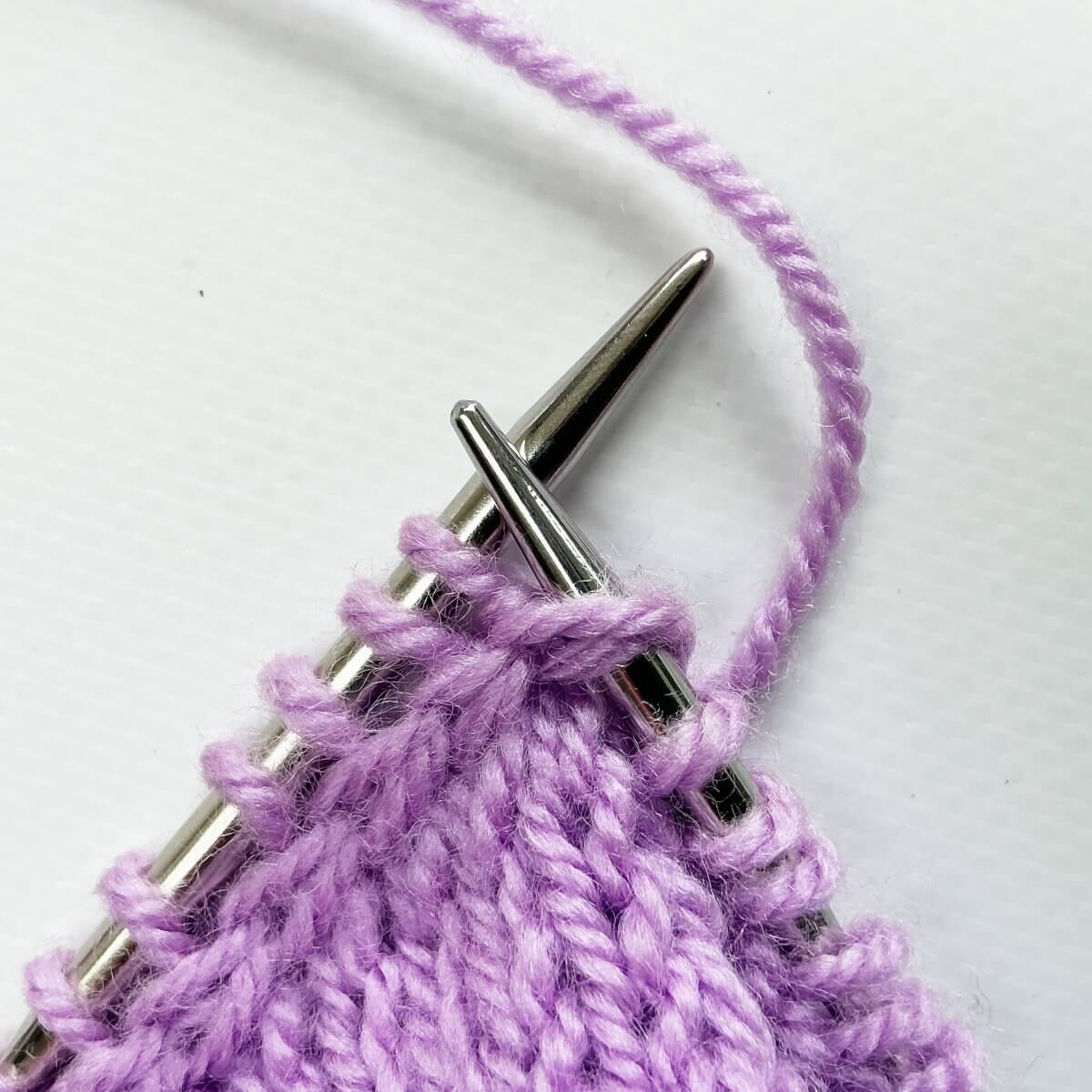 Step 13 of working a Vikkel braid in the round
