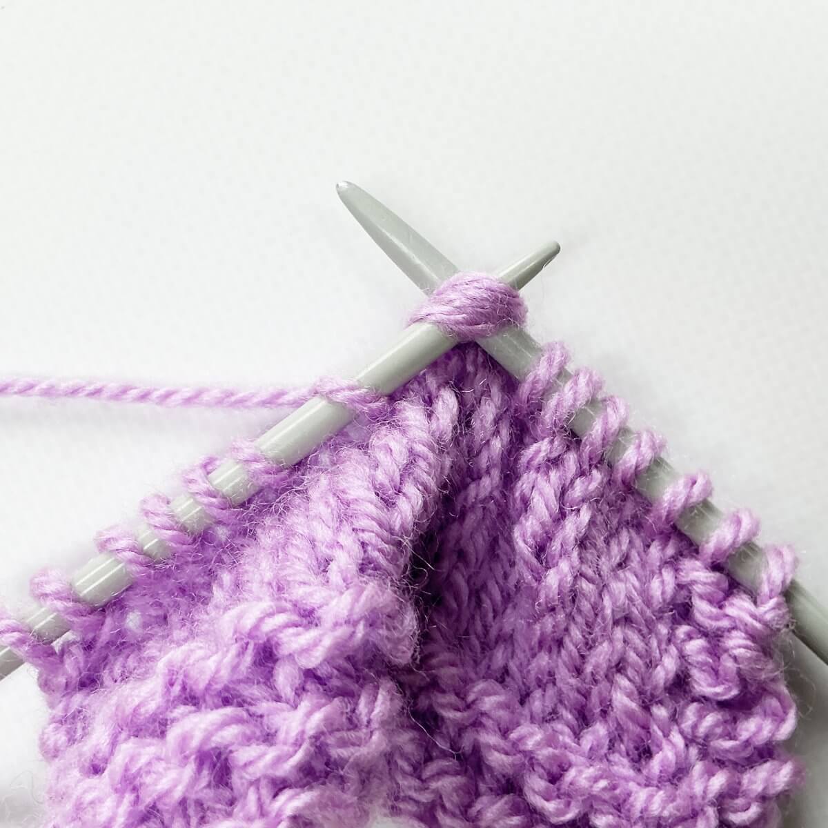 The k4tog right-leaning decrease - step 3