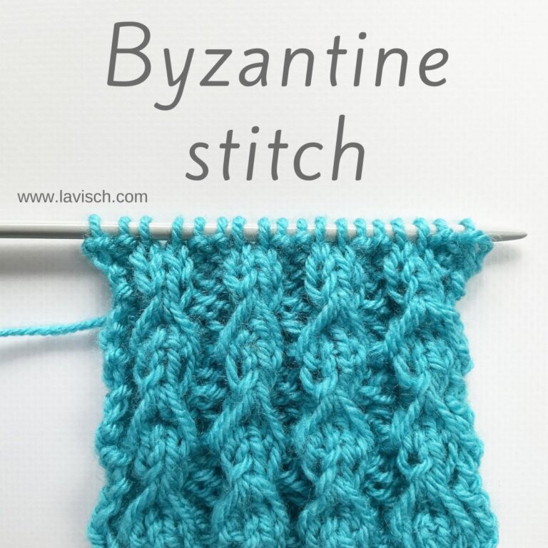 stitch pattern - Byzantine stitch - La Visch Designs