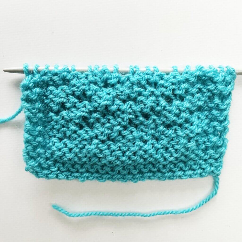 The spring bobble stitch pattern from the WS