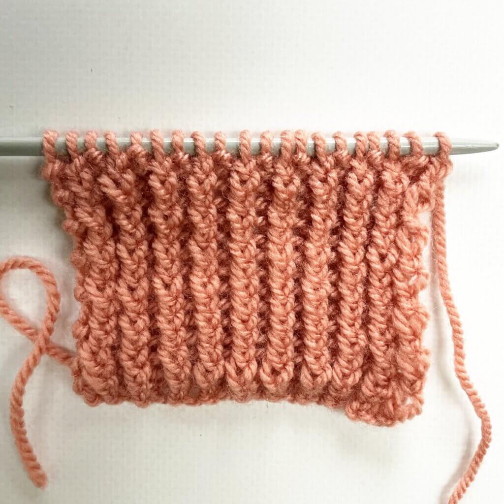 Twisted rib as seen from the RS