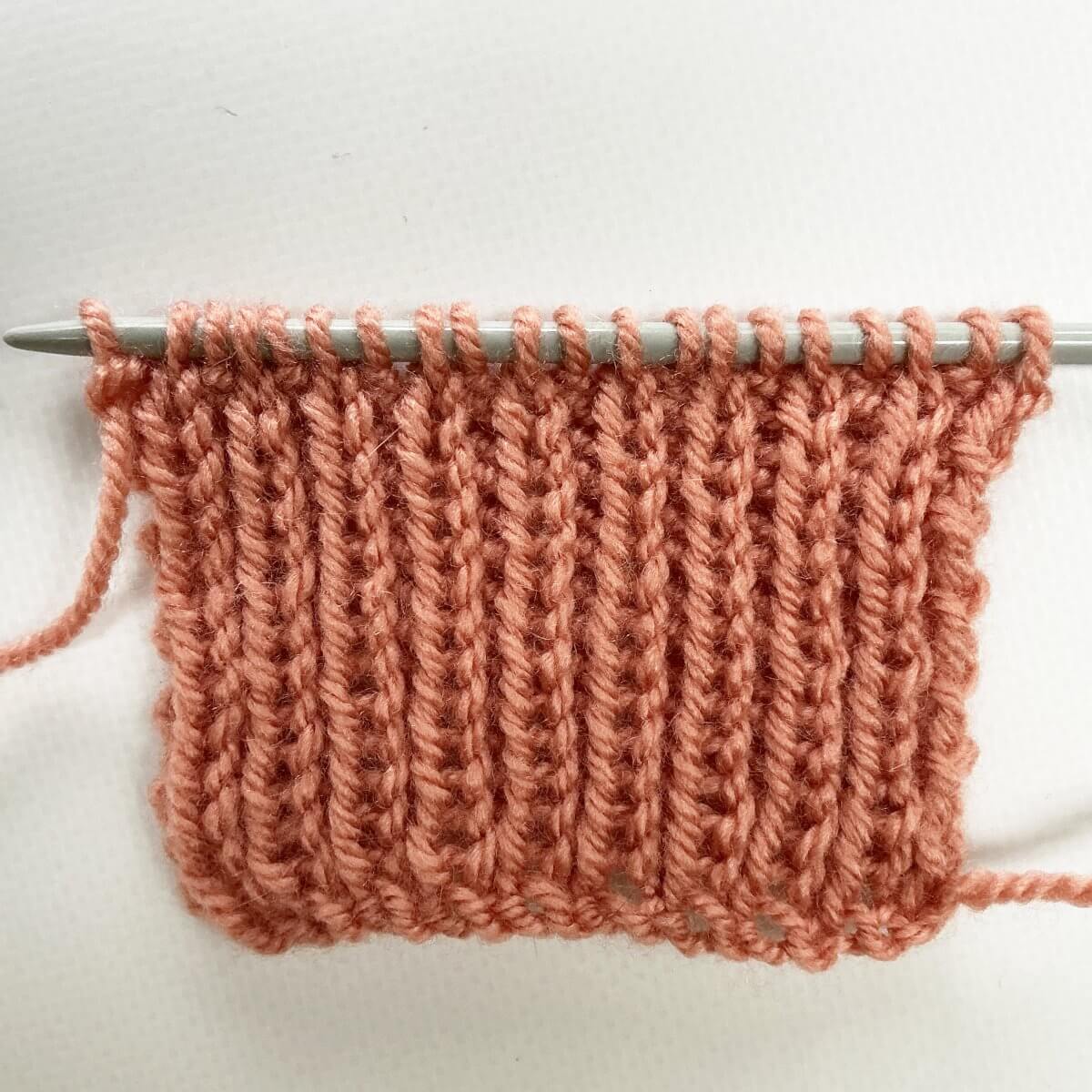 stitch pattern - twisted rib - La Visch Designs