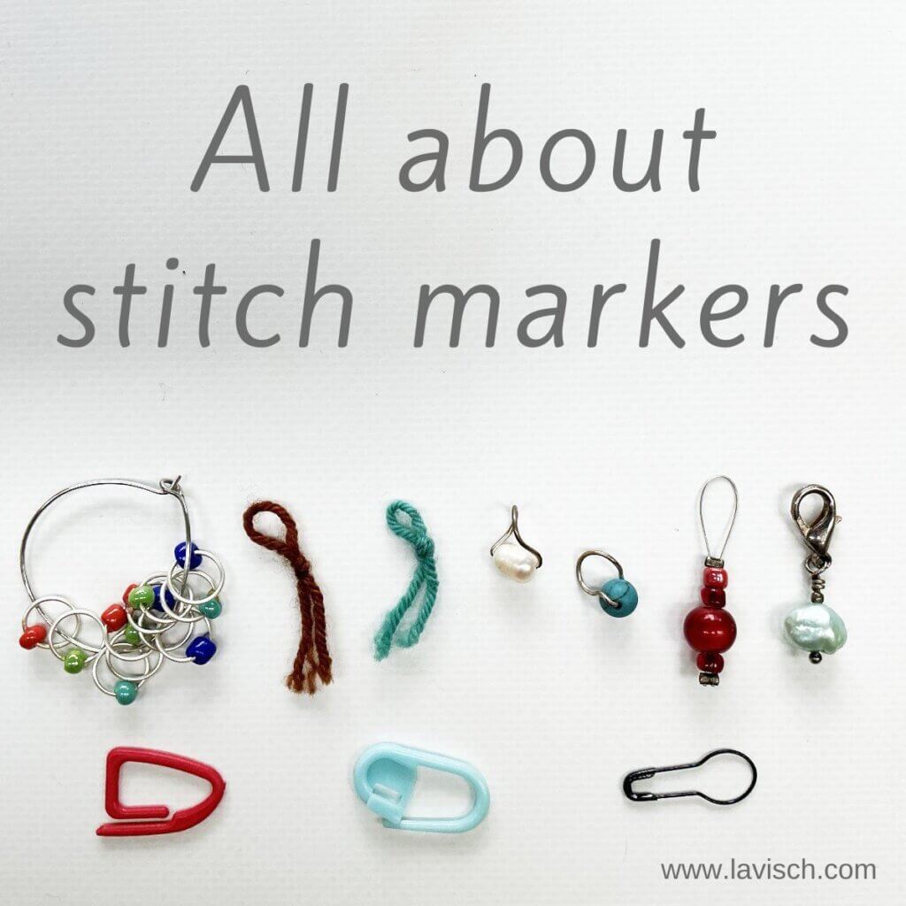 All about stitch markers - a tutorial by La Visch Designs