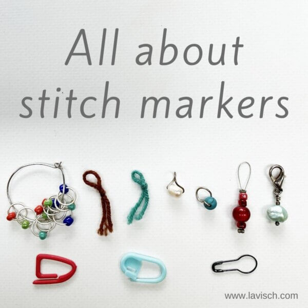 tutorial - all about stitch markers All about stitch markers - a tutorial by La Visch Designs