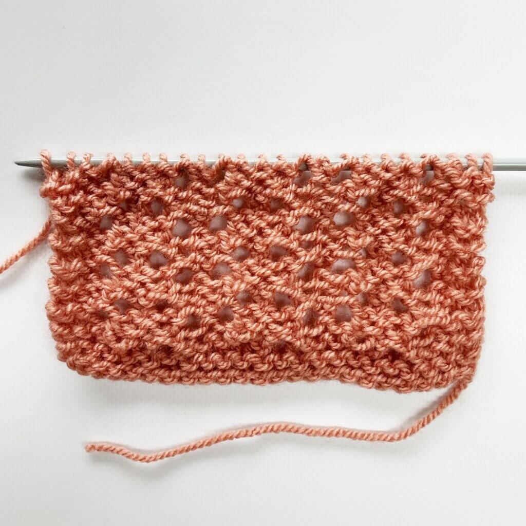 Easy 4-row lace from the Ws
