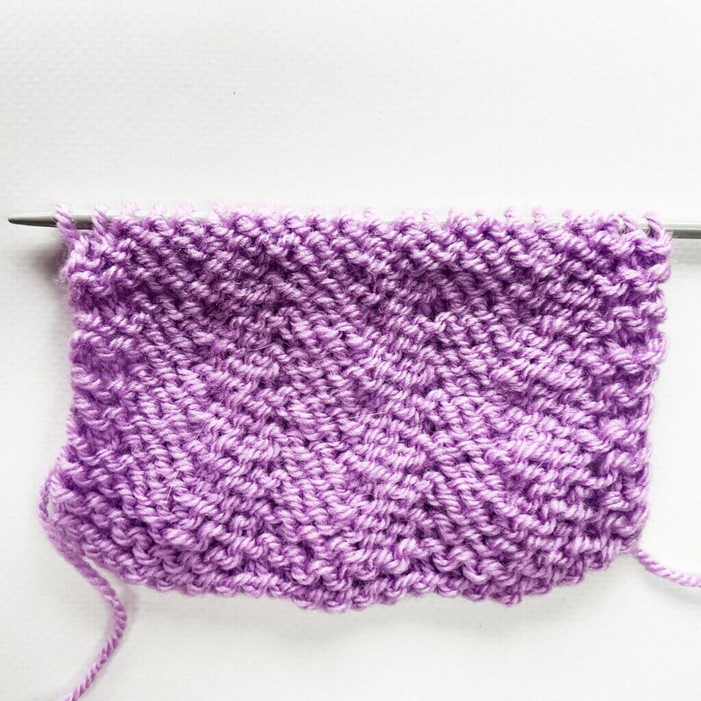 Subtle rick-rack stitch - from the wrong side