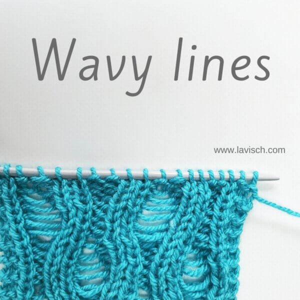 Wavy Lines - a stitch pattern by La Visch Designs