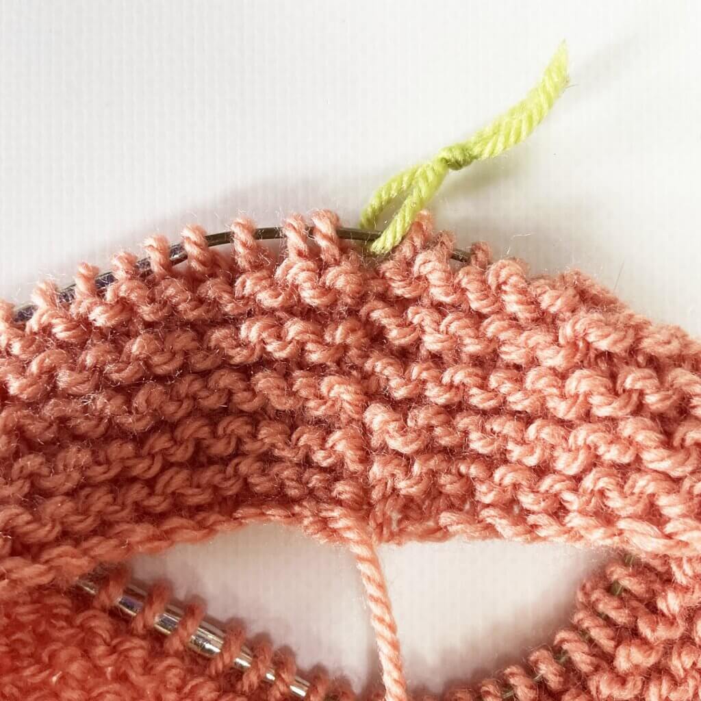 Garter stitch in the round without any smoothing